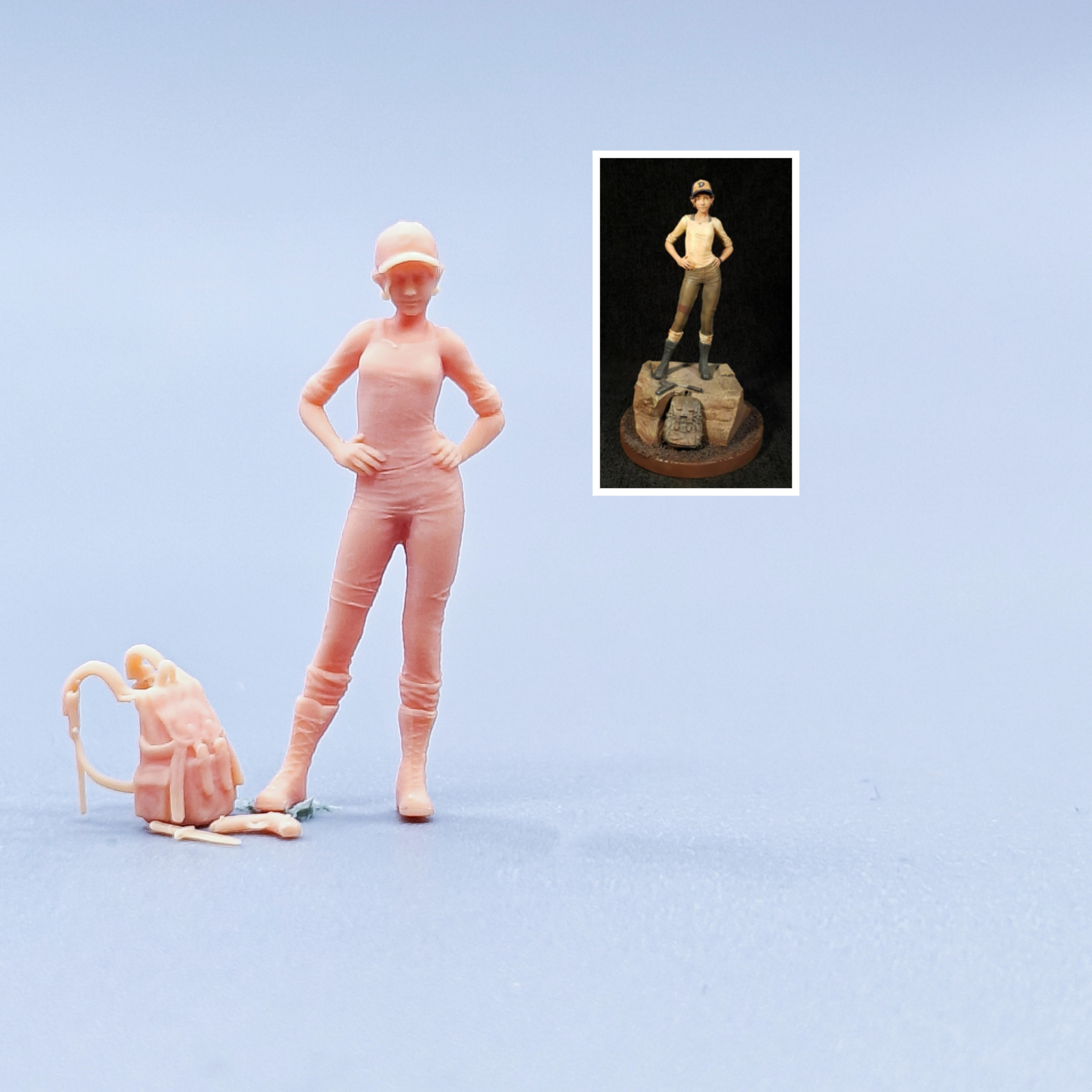 Outdoor Camping Movies - 1/64 1/43 Figurines Scale Model Resin