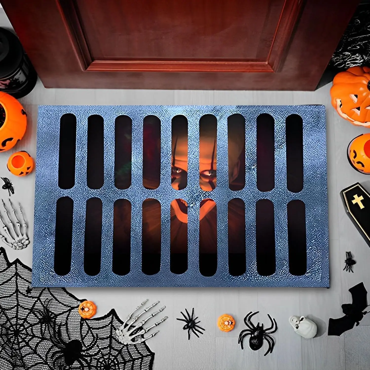 Outdoor Camping Movies - VIKAMA Halloween 3D Visual Clown Floor