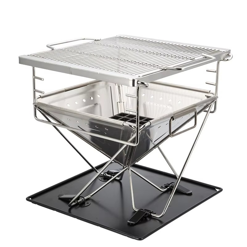 Outdoor Camping Stove - 【Best-selling】Adjustable Foldable Portable 304 Stainless Steel