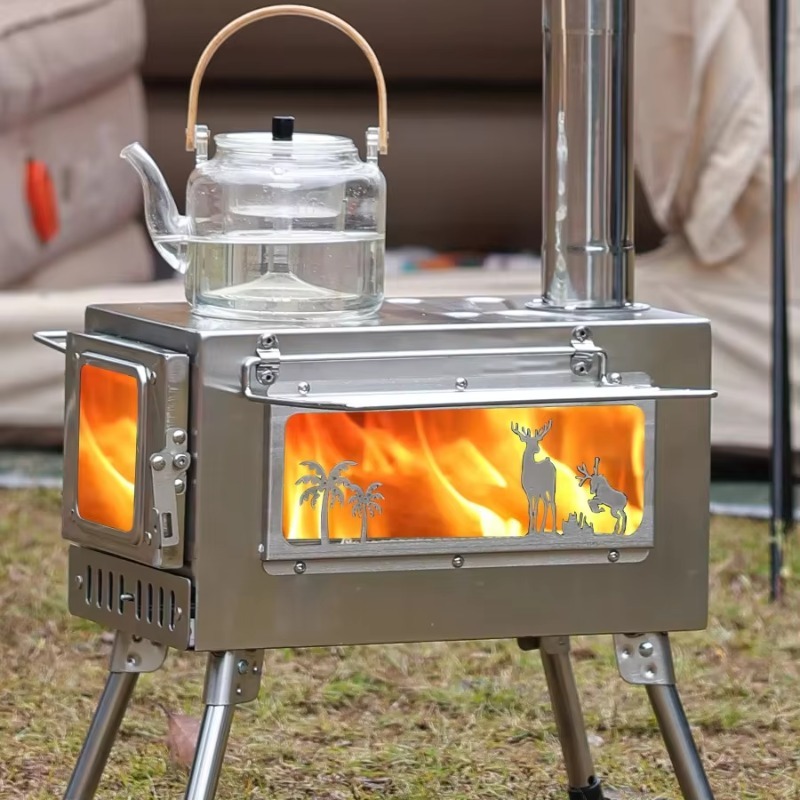 Outdoor Camping Stove - 【Best-selling】Portable Stainless Steel Camping Stove with