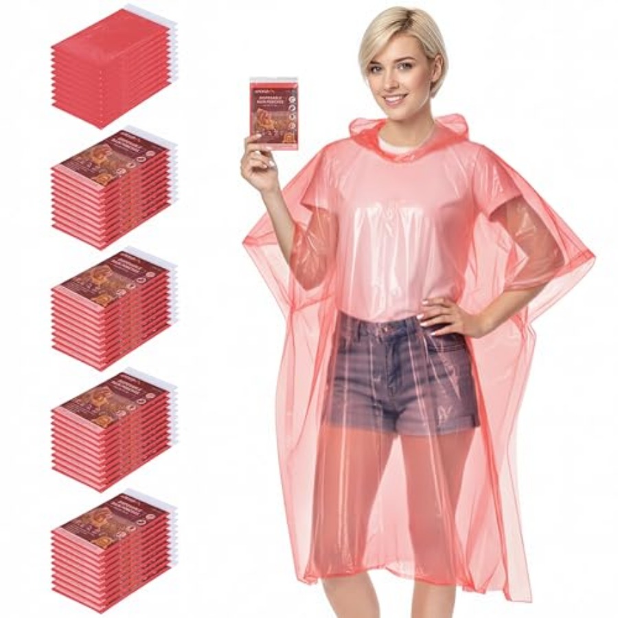 Camping Rain Poncho - APEXUP Disposable Rain Ponchos for Adults,