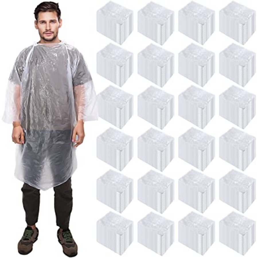 Camping Rain Poncho - 150 Pcs Disposable Rain Ponchos Bulk