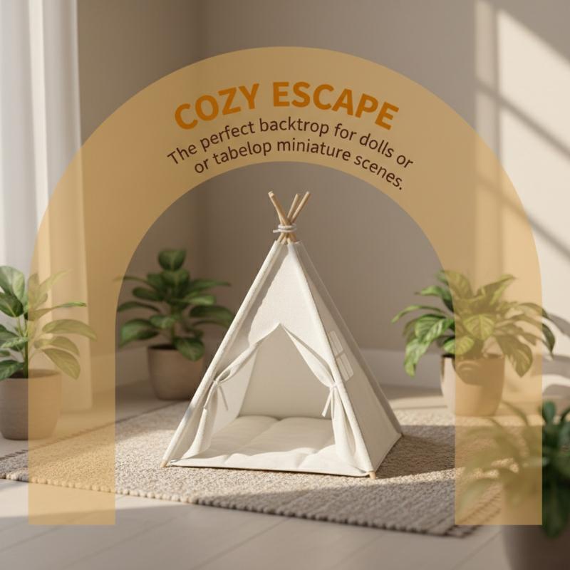 Outdoor Camping Set - [JN] 1:12 Scale Camping Tent Model
