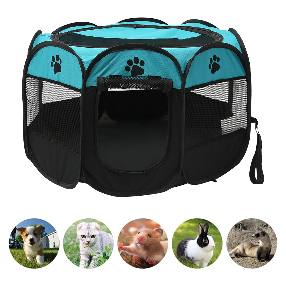 Outdoor Camping Dog Fence - Folding Pet Tent Dog House Camping
