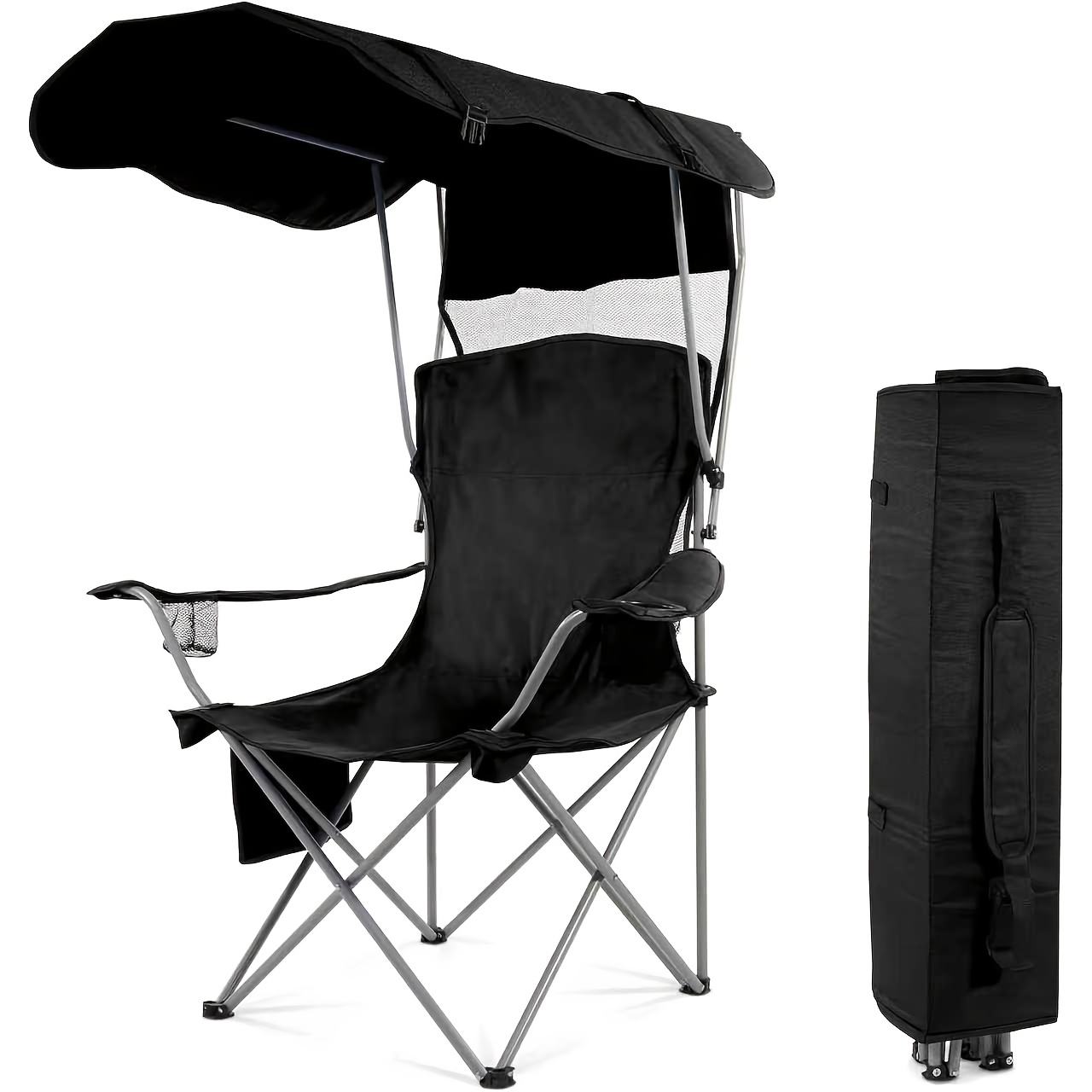 Camping Chairs, with Sunshade  - Outdoor Activities In Camping ulasan dan harga