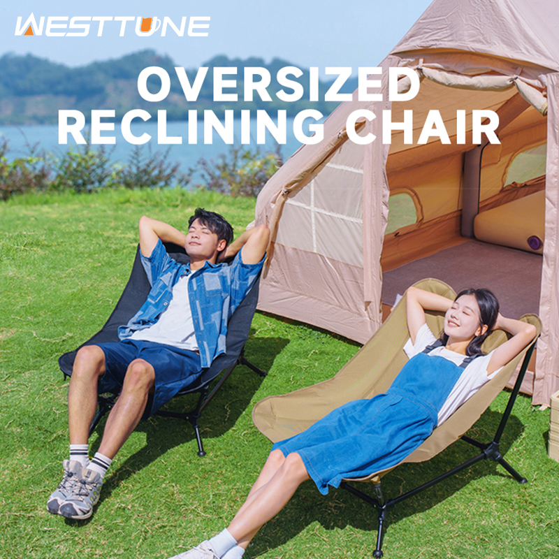 WESTTUNE Folding Lounger Chair - Outdoor Camping Recliner ulasan dan harga