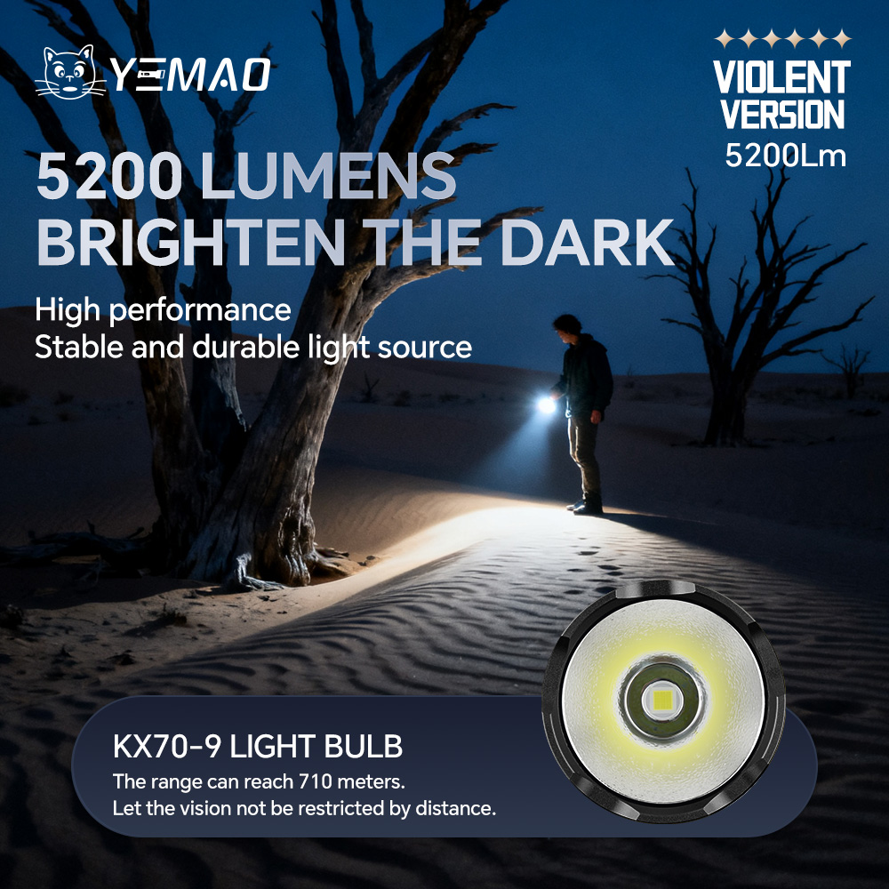 YM-98K 2.0 PROMAX 5200LM Super - Outdoor Camping Lighting ulasan dan harga