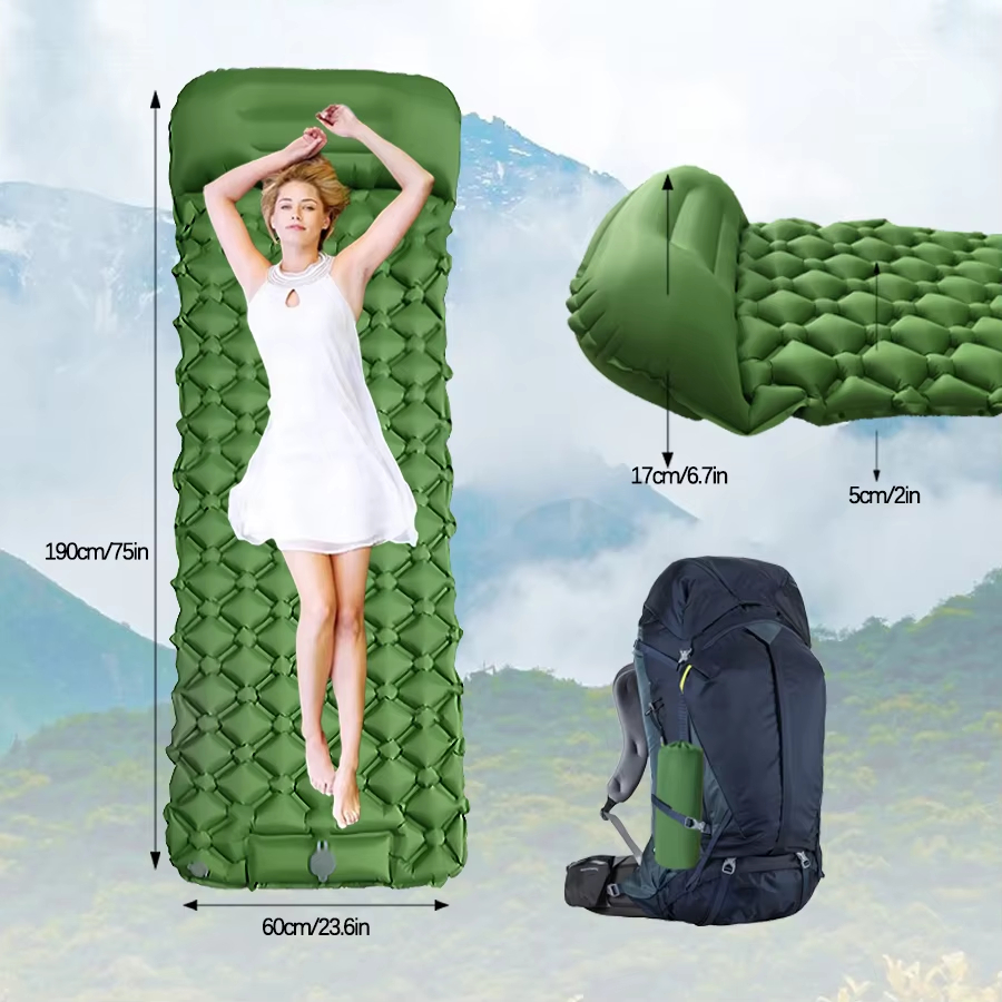 190*60cm Outdoor Camping Infla - Outdoor Camp ulasan dan harga