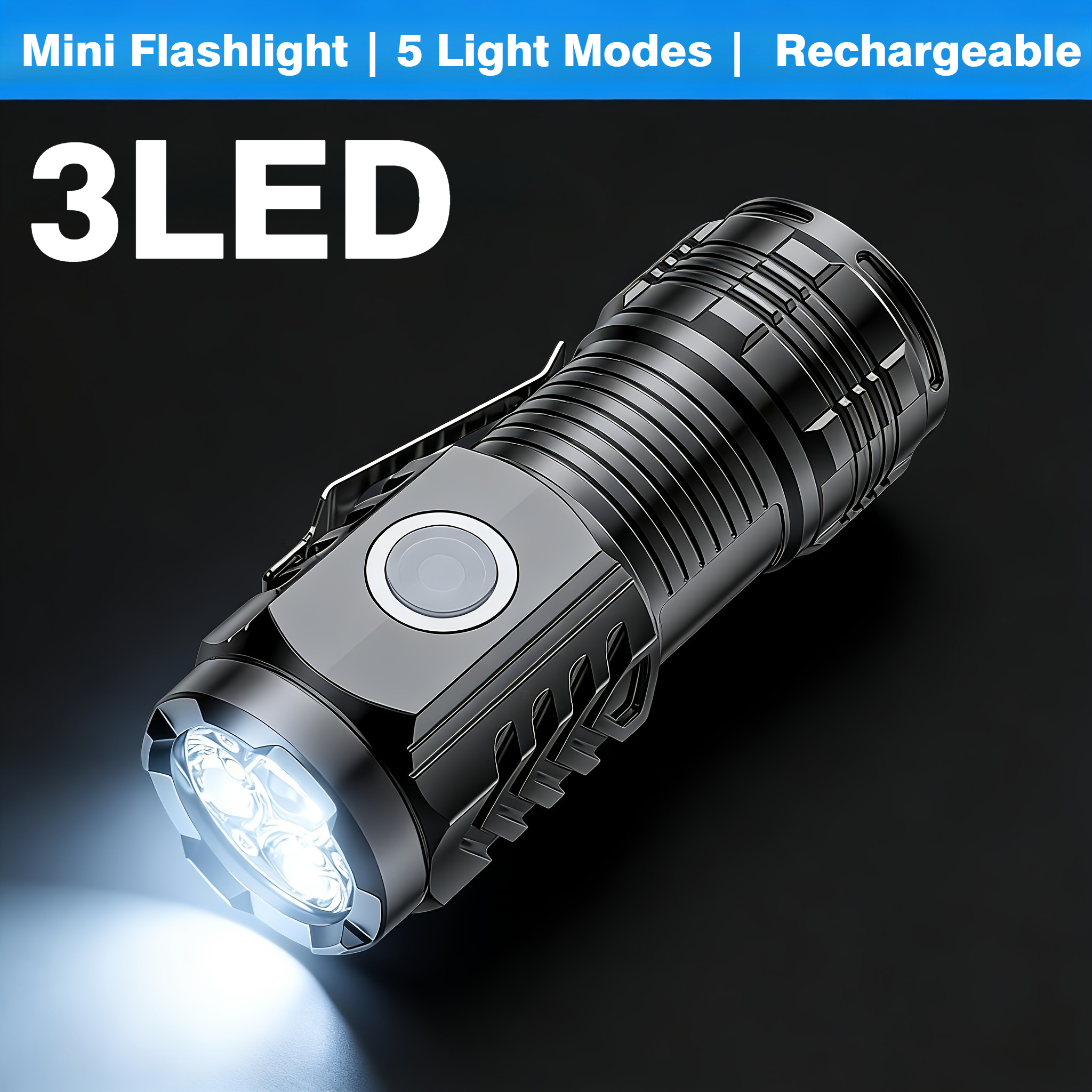 Portable Mini 3 LED Handheld F - Outdoor Camping Decor ulasan dan harga