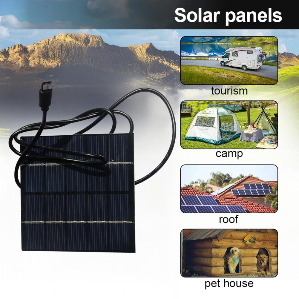 Portable Solar Charger Solar P - Outdoor Activities In Camping ulasan dan harga