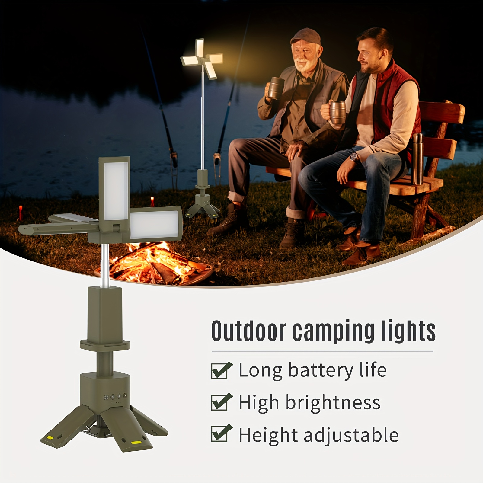 Camping Lantern, 14000mAh Rech - Outdoor Camping Lighting ulasan dan harga