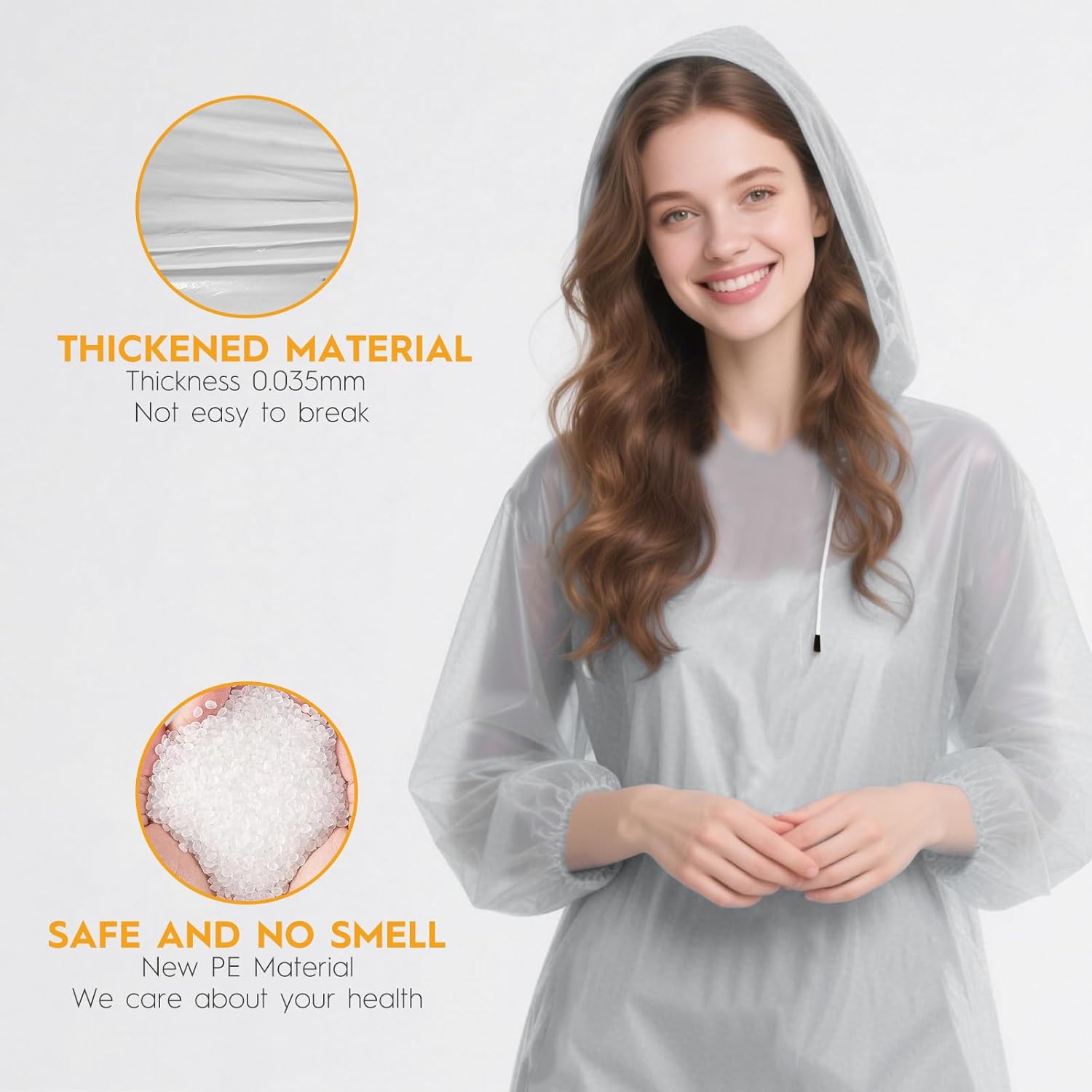 Disposable Rain Ponchos 6/20/5 - Camping Rain Poncho ulasan dan harga