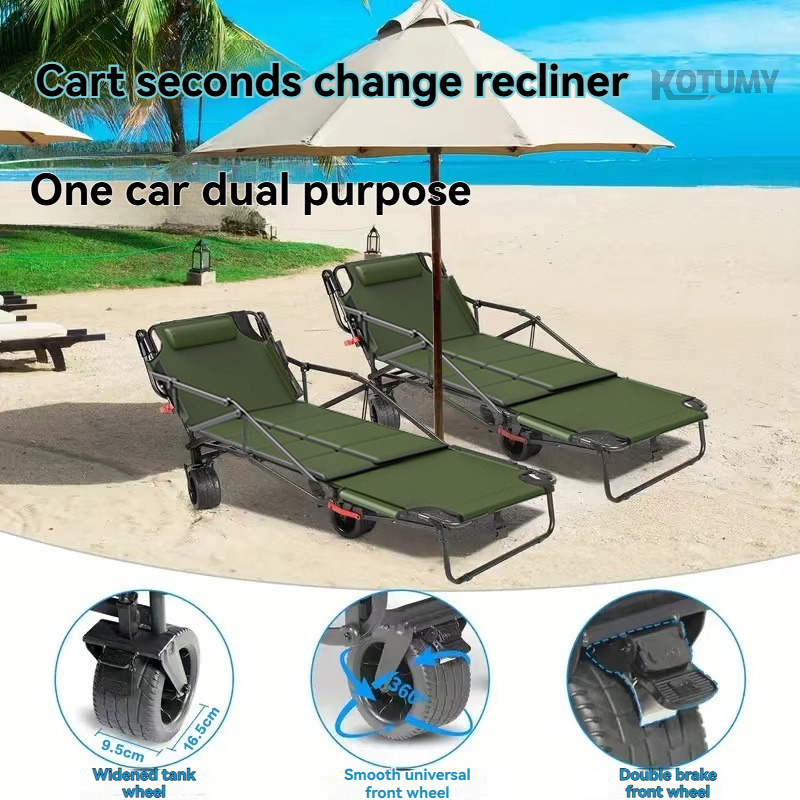 Foldable Camping Wagon with Ta - Outdoor Camping Recliner ulasan dan harga