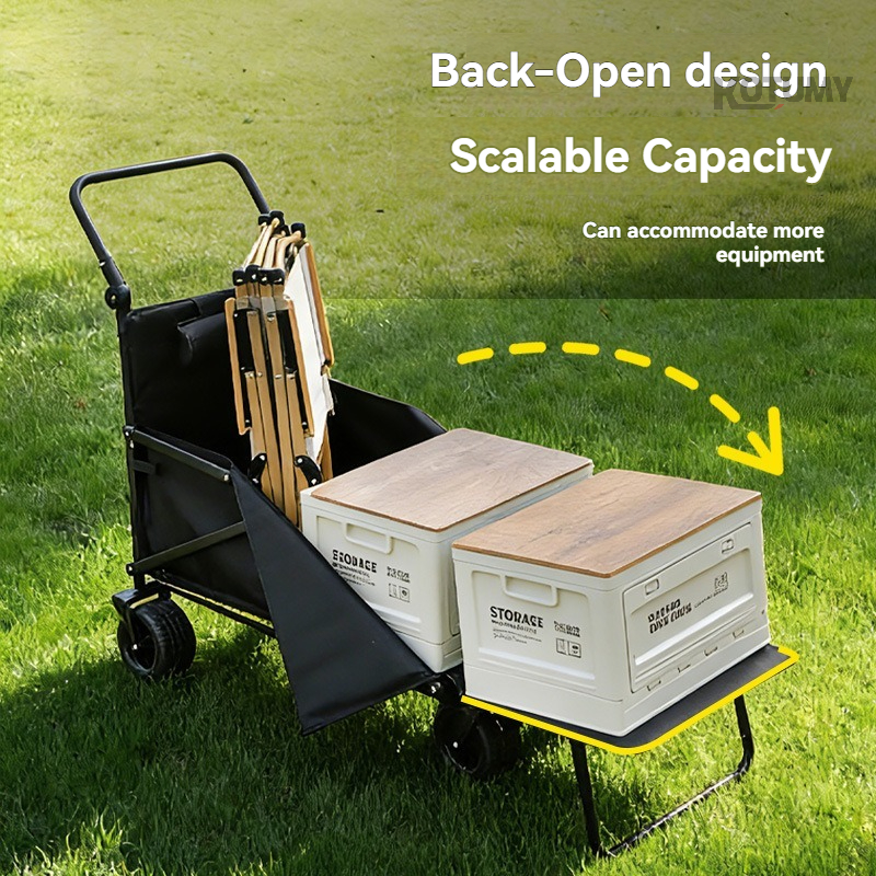 Foldable Camping Wagon with Ta - Outdoor Camping Recliner ulasan dan harga