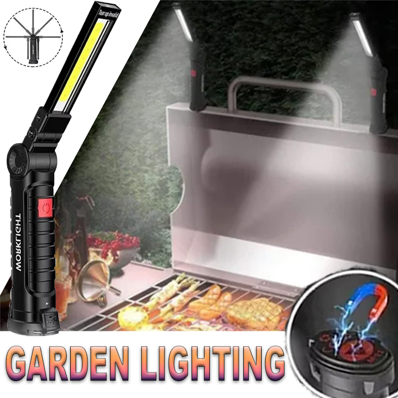 Portable LED Flashlight with M - Outdoor Camping Decor ulasan dan harga