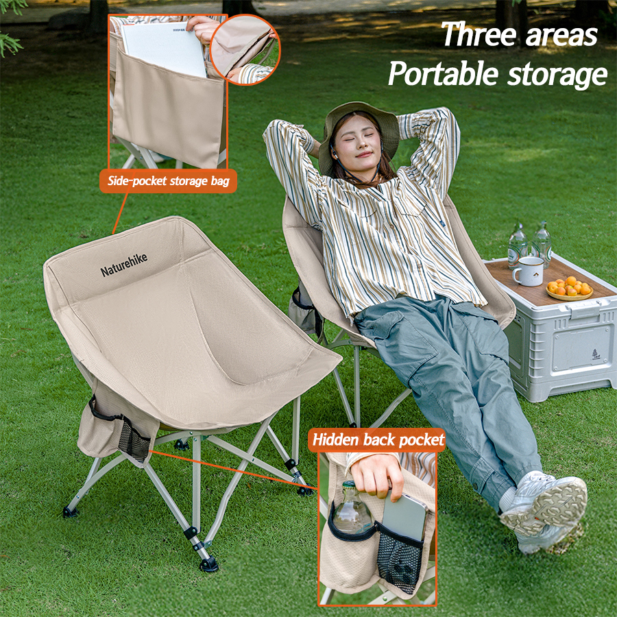 Naturehike Camp Chair StarMoon - Outdoor Camping Recliner ulasan dan harga