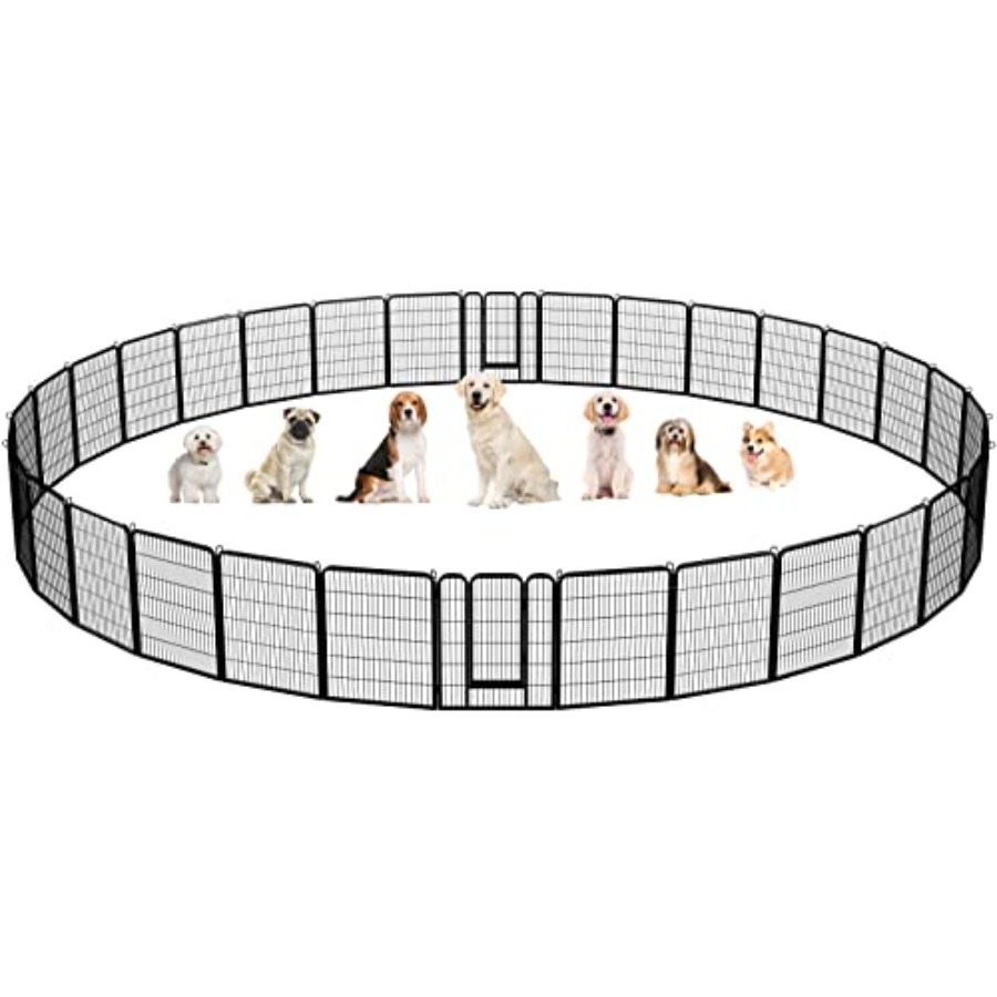 Dog Playpen Outdoor 40 inch 32 - Outdoor Camping Dog Fence ulasan dan harga