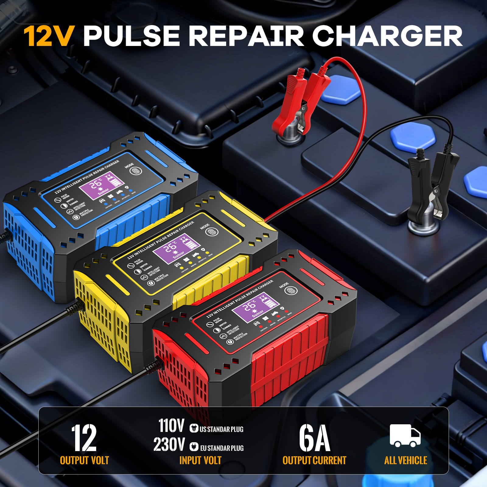 12V 6A Dedicated Outdoor Power - Battery Outdoor Camping ulasan dan harga
