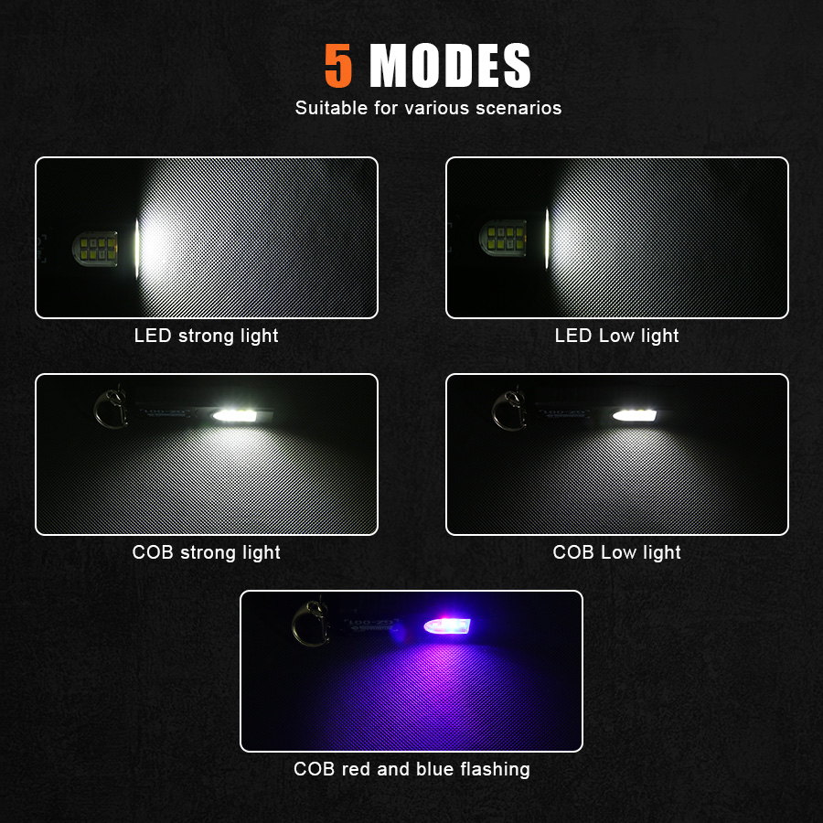 Multifunctional Keychain Flash - Outdoor Camping Lighting ulasan dan harga