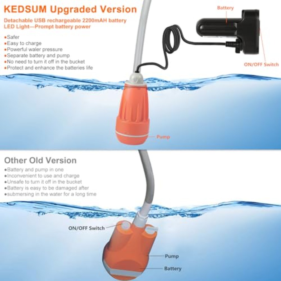 Portable Shower Portable Camp  - Battery Outdoor Camping ulasan dan harga