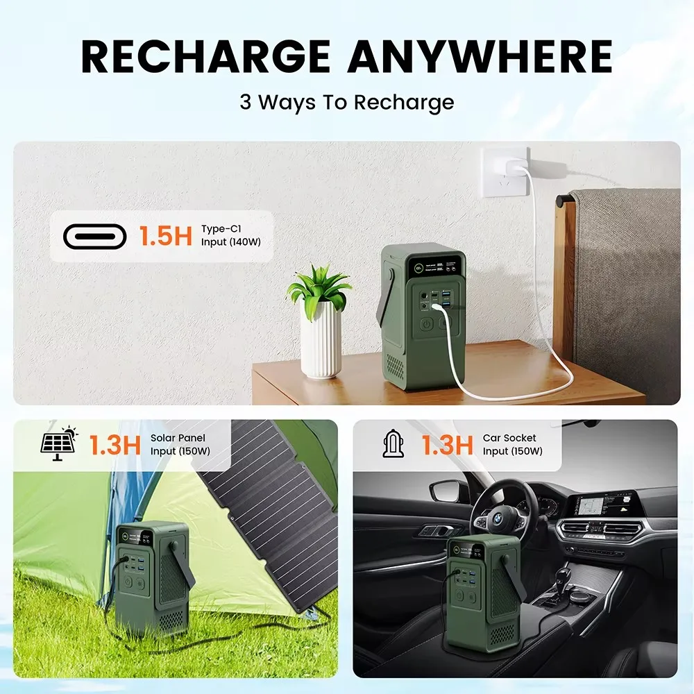60000mAh 200W 192Wh Camping Po - Outdoor Camping Outfit ulasan dan harga