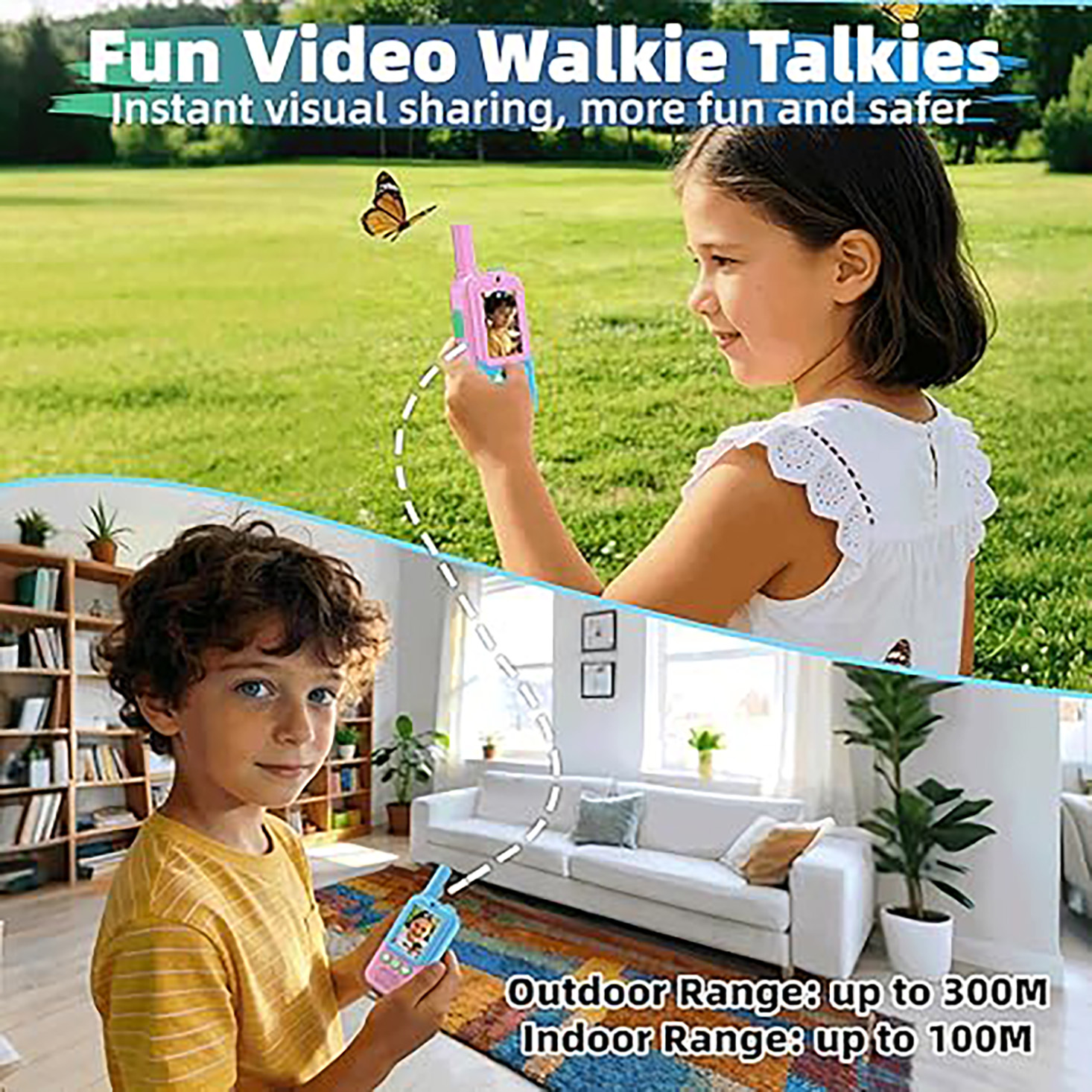 Rechargeable Kids Video Walkie - Outdoor Camping Videos ulasan dan harga