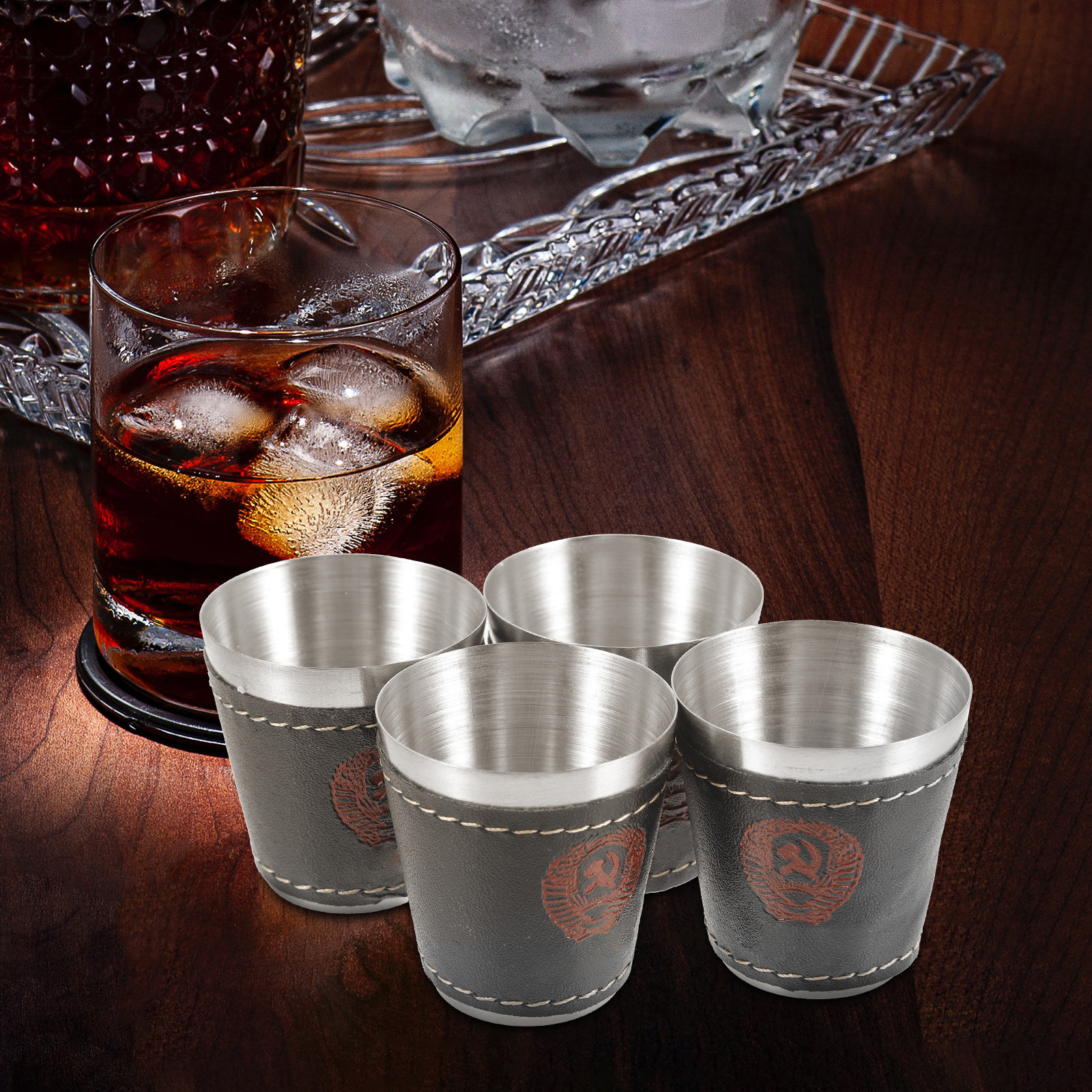 1Set Stainless Steel Wine Cup  - Outdoor Camping Set ulasan dan harga