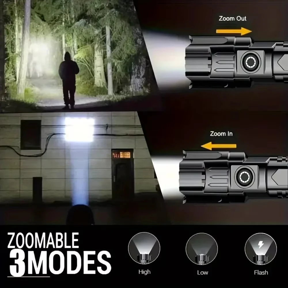 Super Bright LED Flashlight US - Outdoor Camping Decor ulasan dan harga