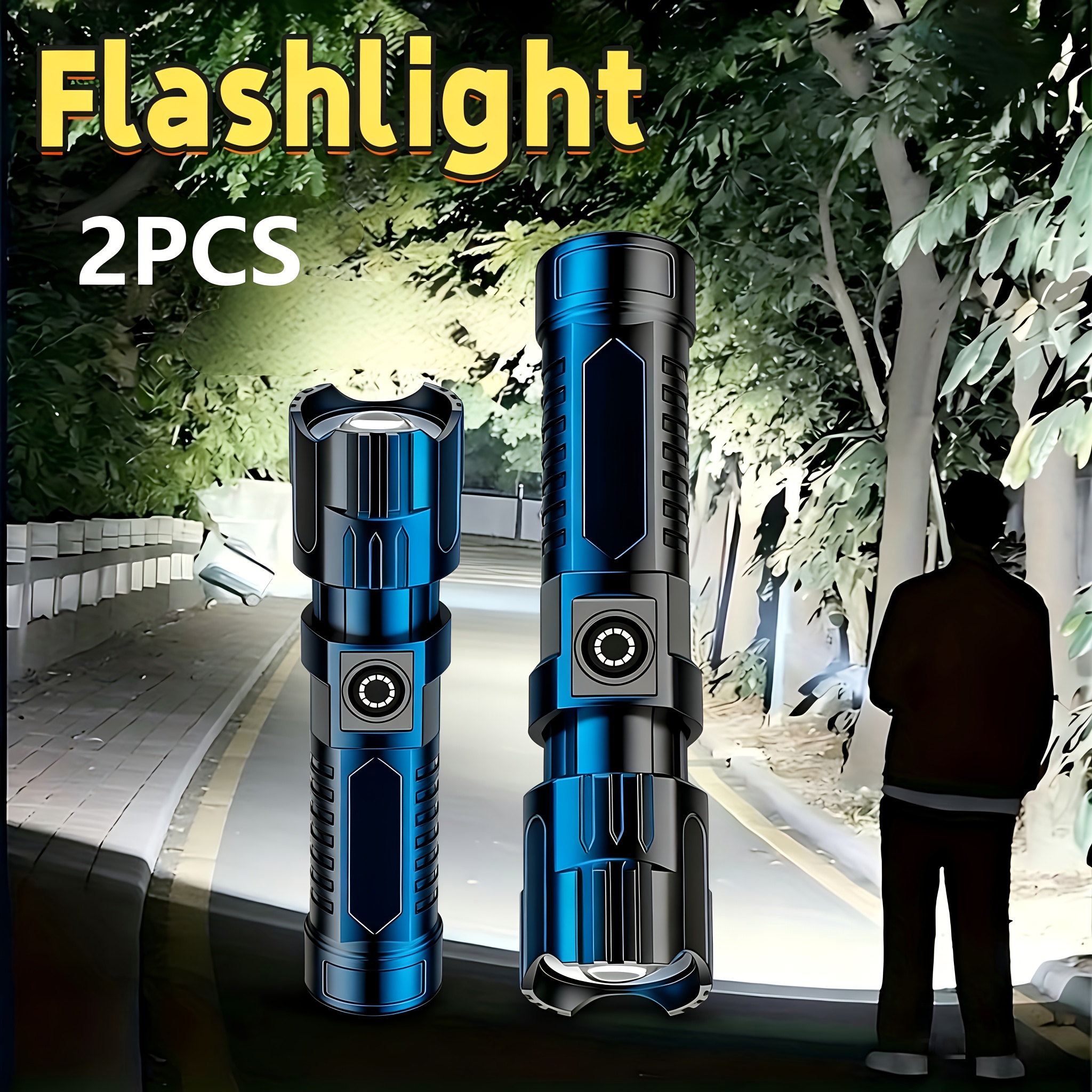 Tactical LED Flashlight 2000LM - Outdoor Camping Decor ulasan dan harga