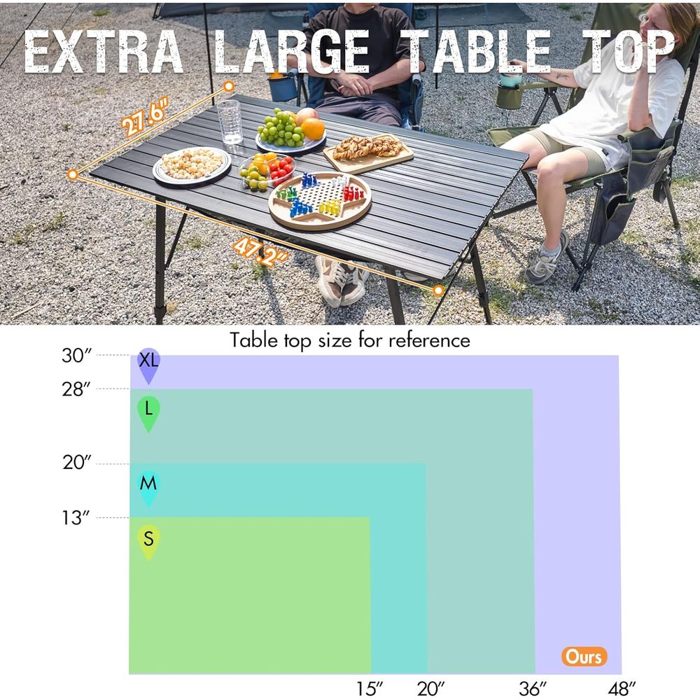 Camping Table Portable oldable - Outdoor Camping Bag ulasan dan harga