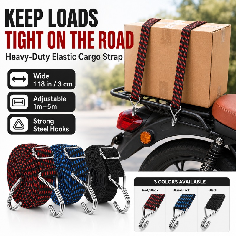 3cm Wide Elastic Cargo Strap 1 - Camping Rope ulasan dan harga