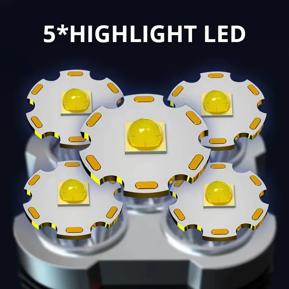 5 LED High Power Led Flashligh - Outdoor Camping Decor ulasan dan harga