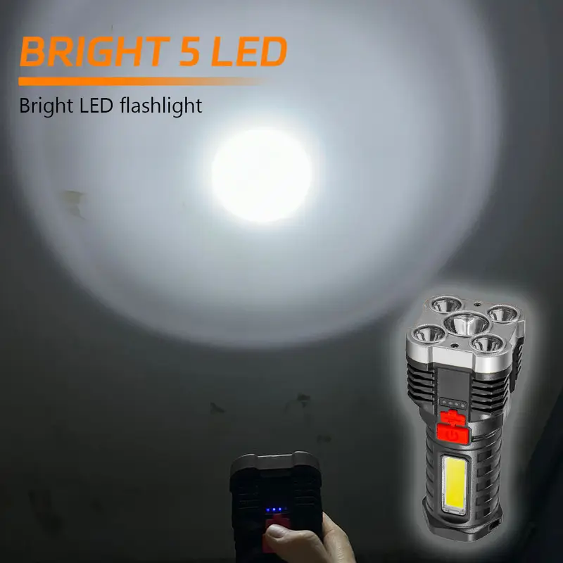 5 LED High Power Led Flashligh - Outdoor Camping Decor ulasan dan harga