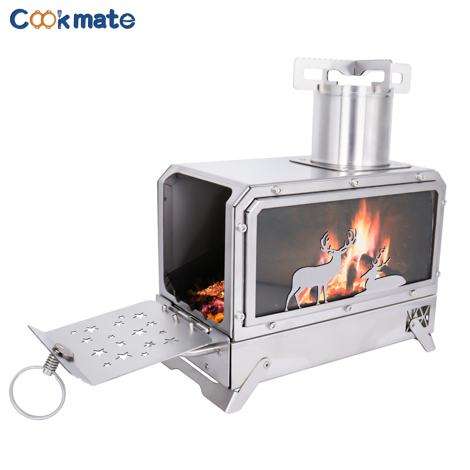 Stainless steel folding firewo - Outdoor Camping Stove ulasan dan harga