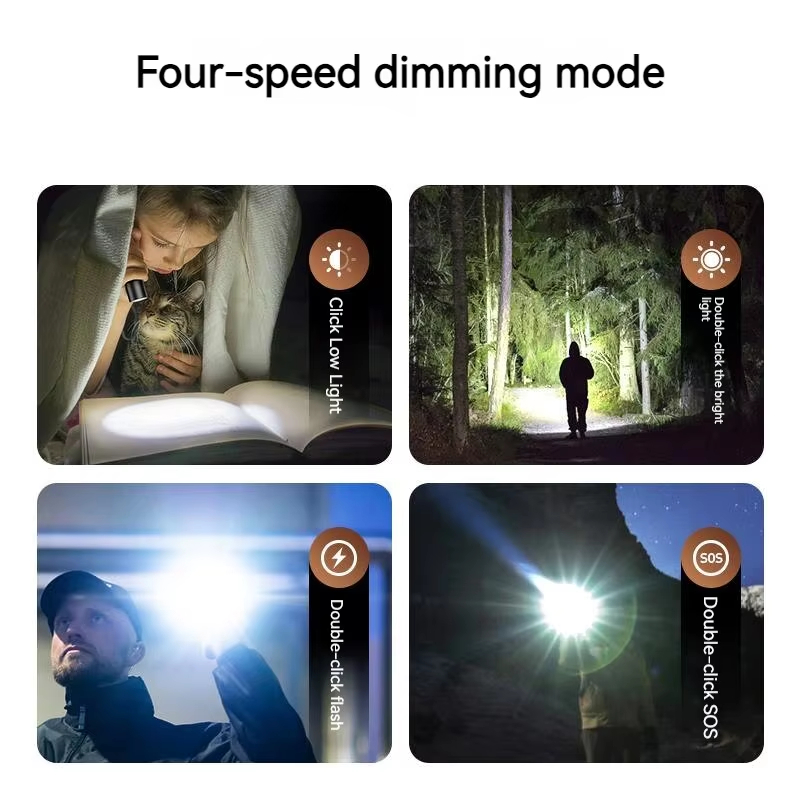 1200LM EDC Handheld Flashlight - Outdoor Camping Decor ulasan dan harga