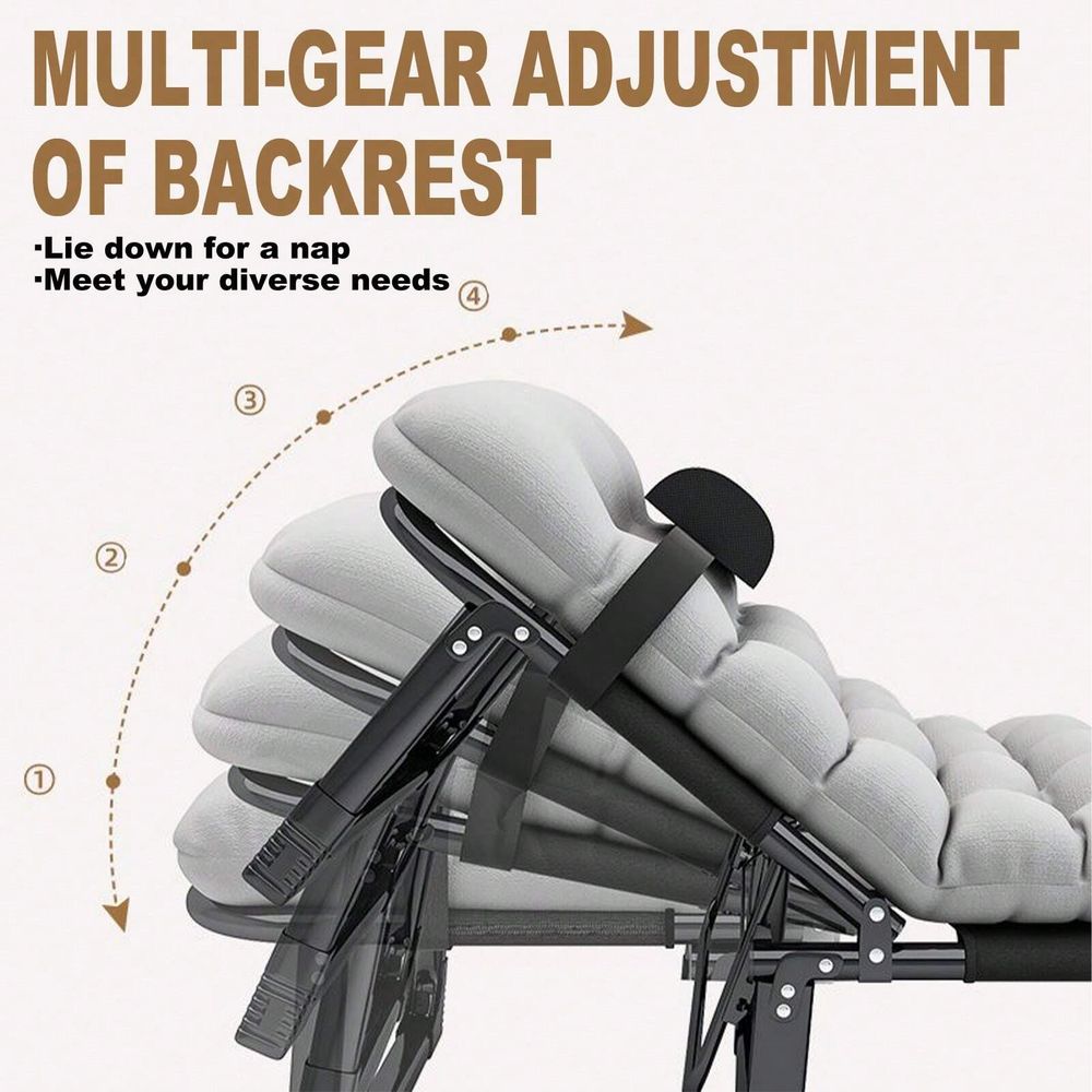 Cot, 4 Positions Adjustable Re - Outdoor Camping Recliner ulasan dan harga
