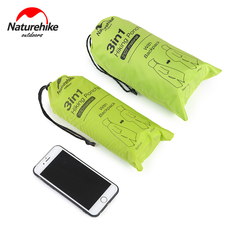Naturehike Outdoor 3 In 1 Rain - Camping Rain Poncho ulasan dan harga