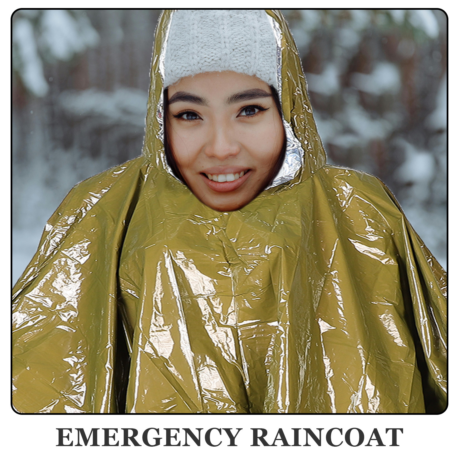 2Pcs Emergency Survival Poncho - Camping Rain Poncho ulasan dan harga