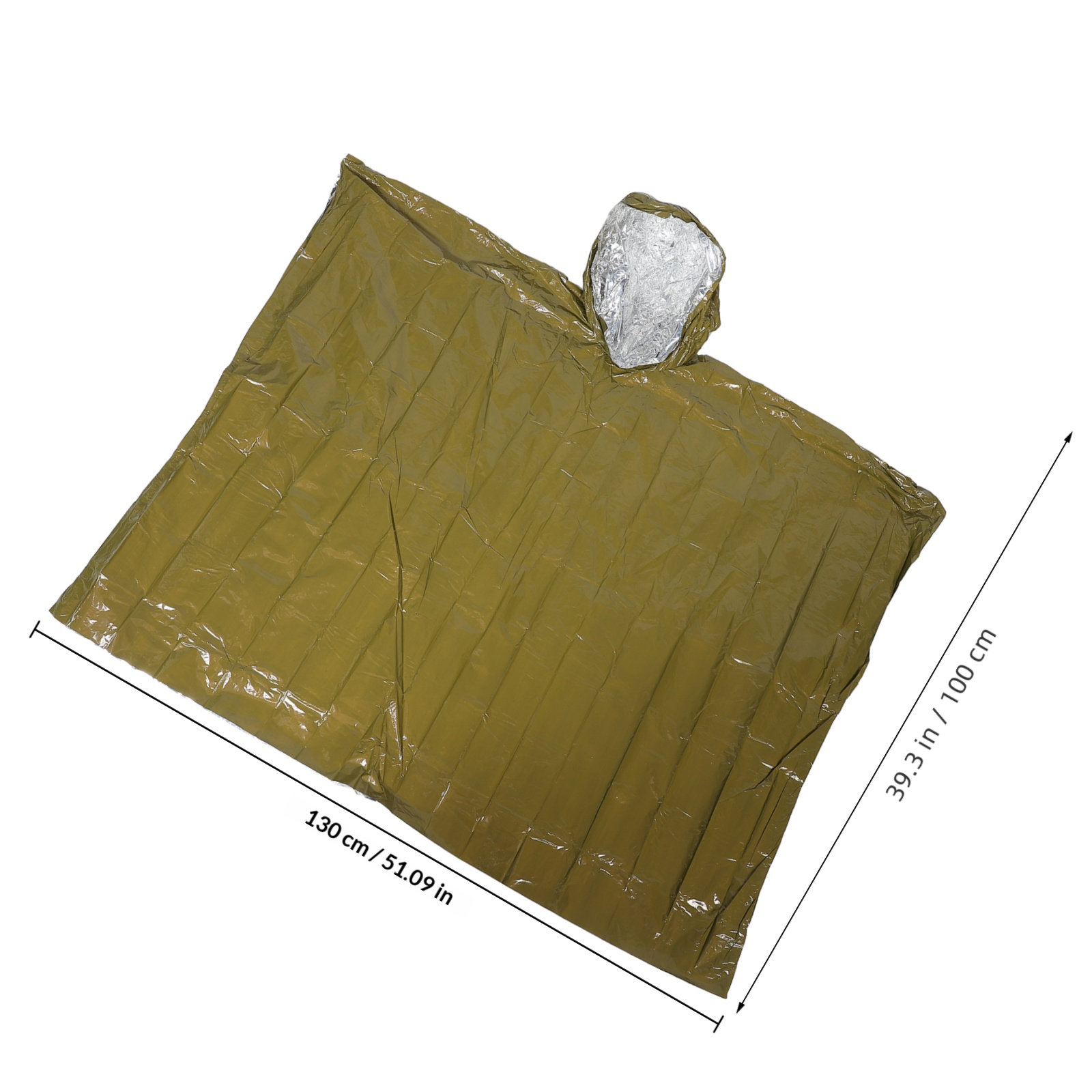 2Pcs Emergency Survival Poncho - Camping Rain Poncho ulasan dan harga