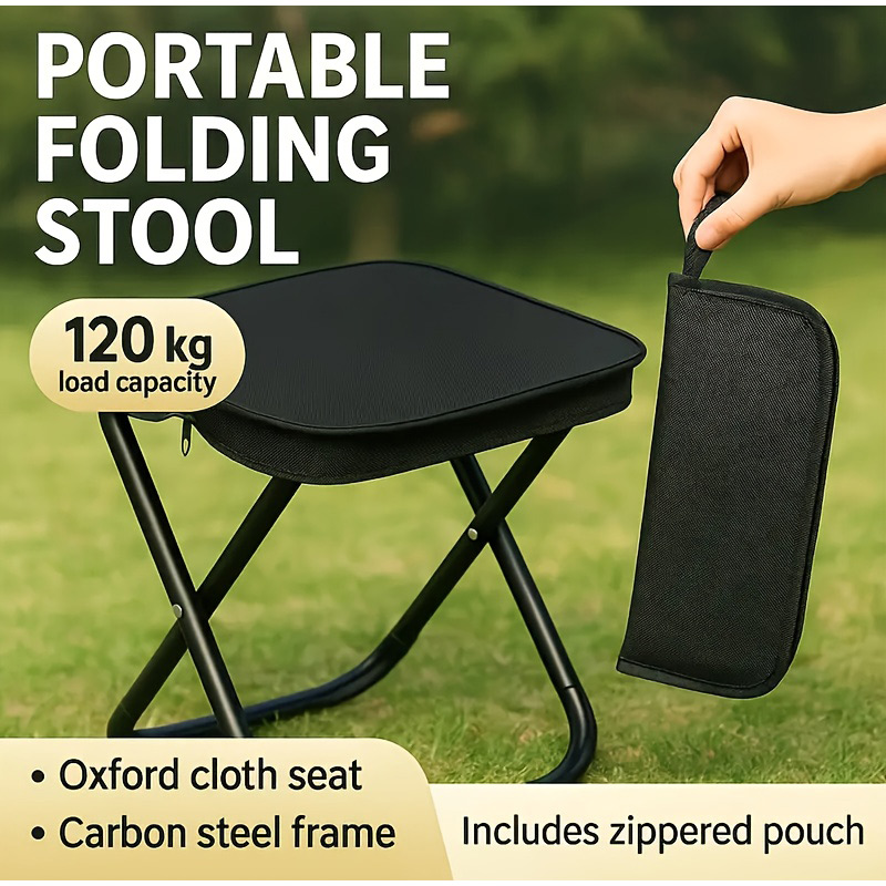  Folding Fishing Stool Portab - Outdoor Camping Bag ulasan dan harga