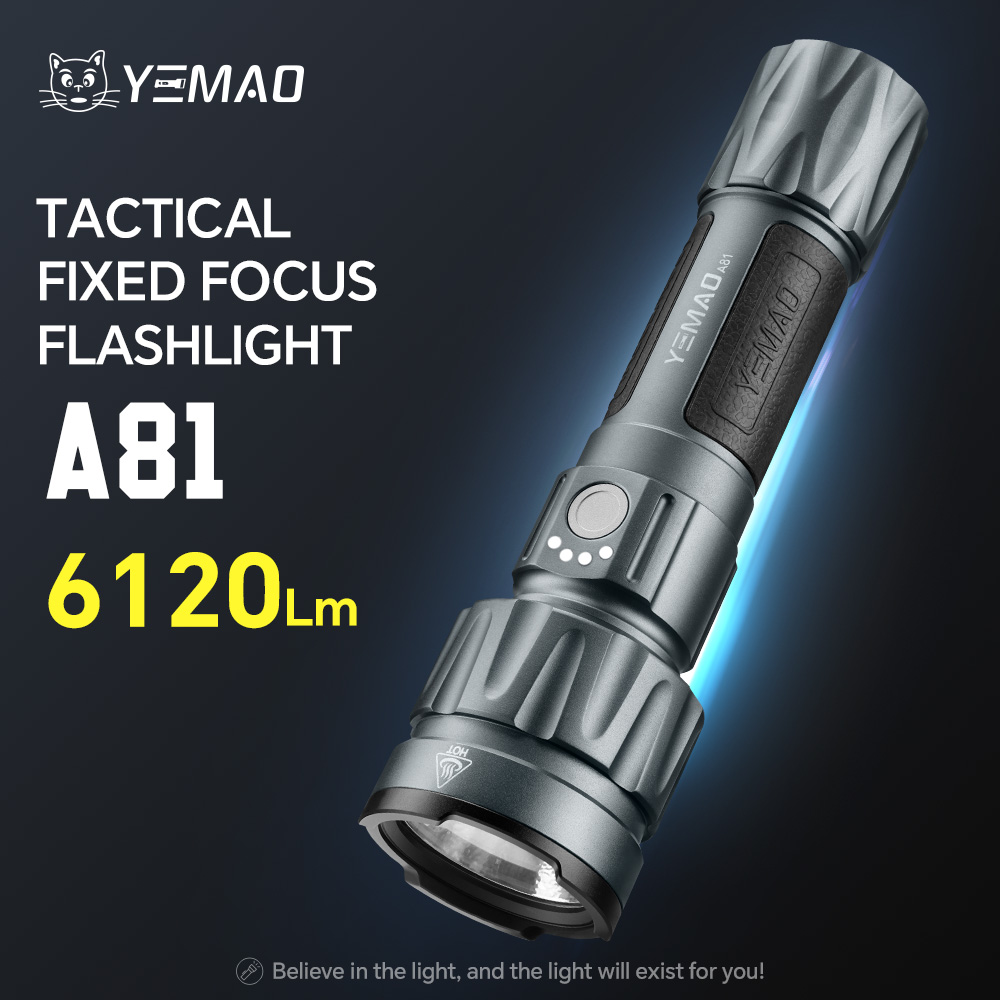 YEMAO-A81 6210LM Flashlight, U - Outdoor Camping Lighting ulasan dan harga