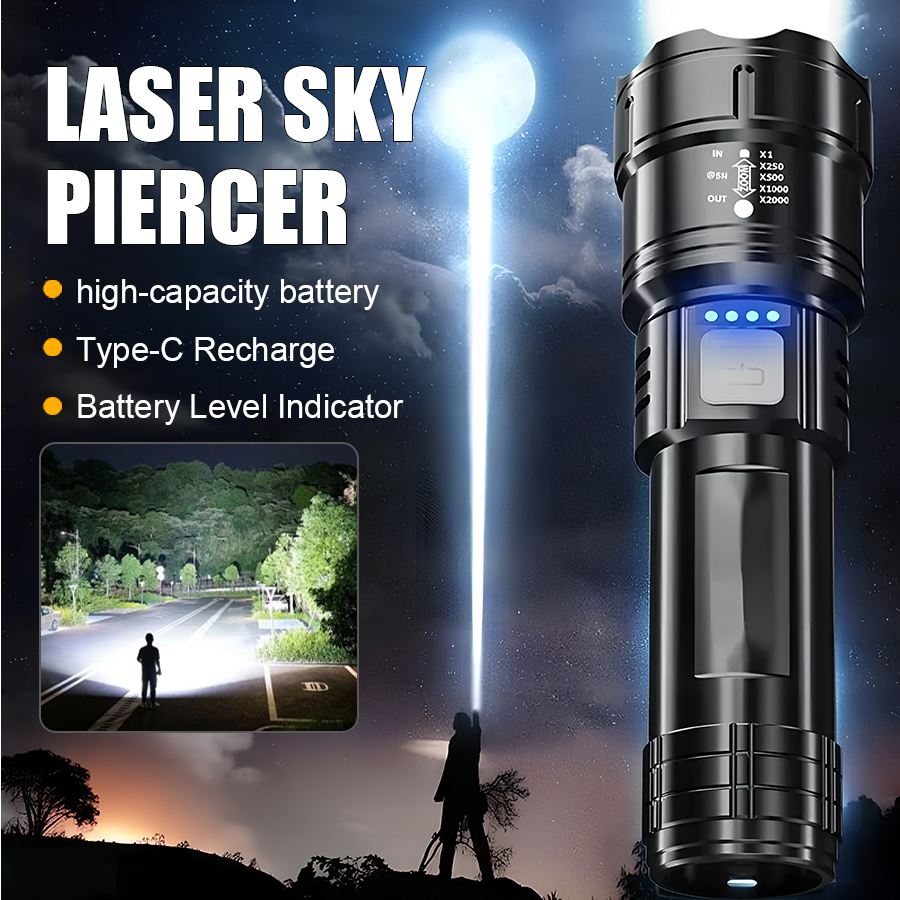 High Power P50 LED Flashlight  - Outdoor Camping Decor ulasan dan harga