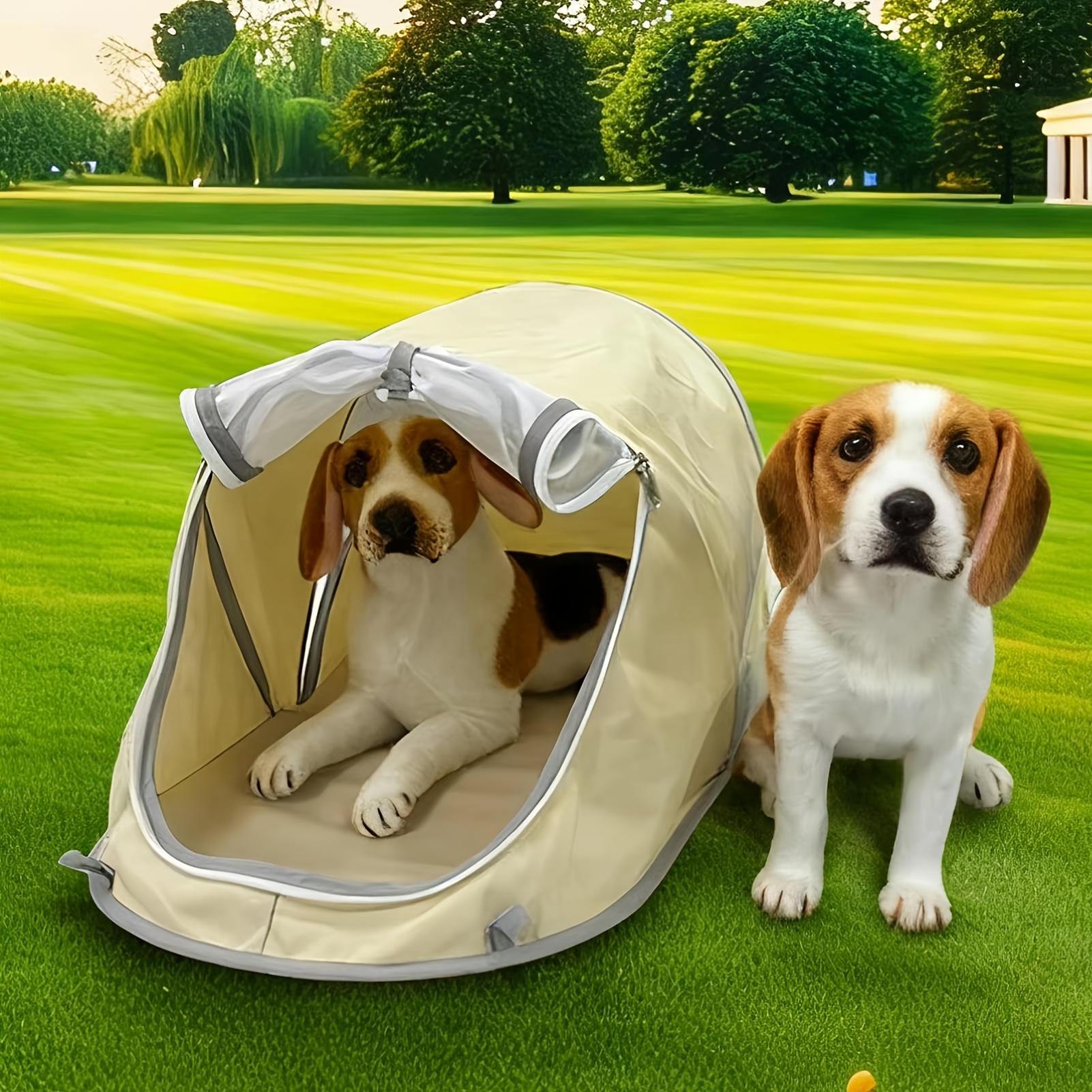 Foldable Pet Tent Portable Dog - Outdoor Camping Dog Fence ulasan dan harga