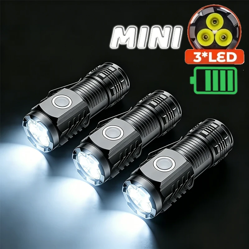 Portable Mini 3 LED Handheld F - Outdoor Camping Decor ulasan dan harga