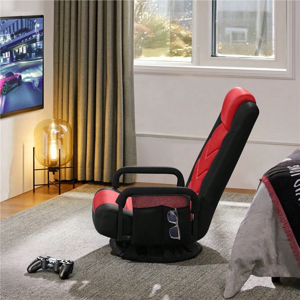 1PC Swivel Gaming Floor Chair  - Folding Chair ulasan dan harga
