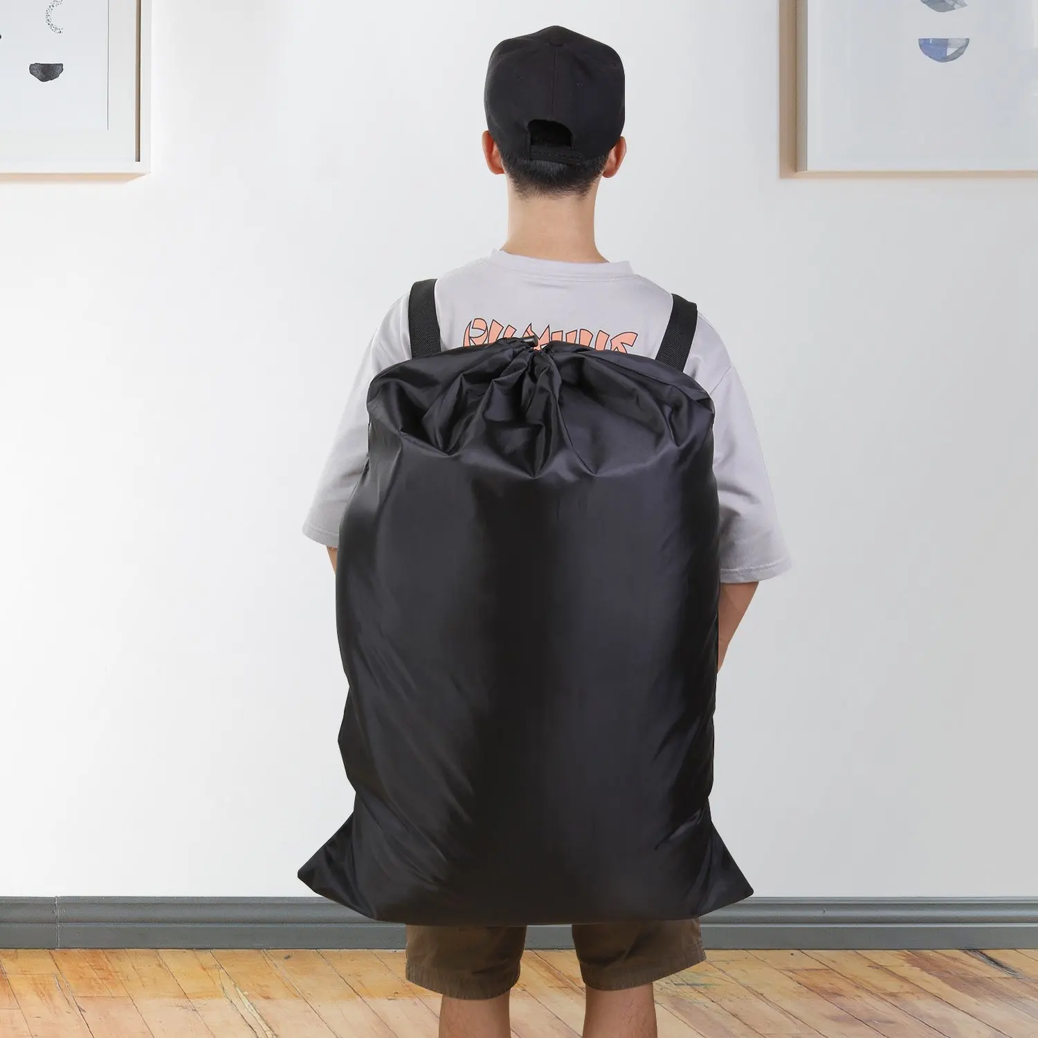 Black Oversized Polyester Wate - Outdoor Camping Outfit ulasan dan harga