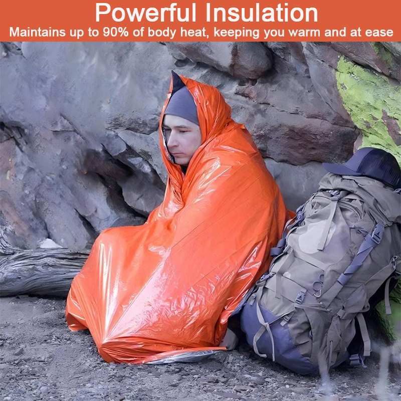 SSUNTAK Emergency Survival Rai - Camping Rain Poncho ulasan dan harga