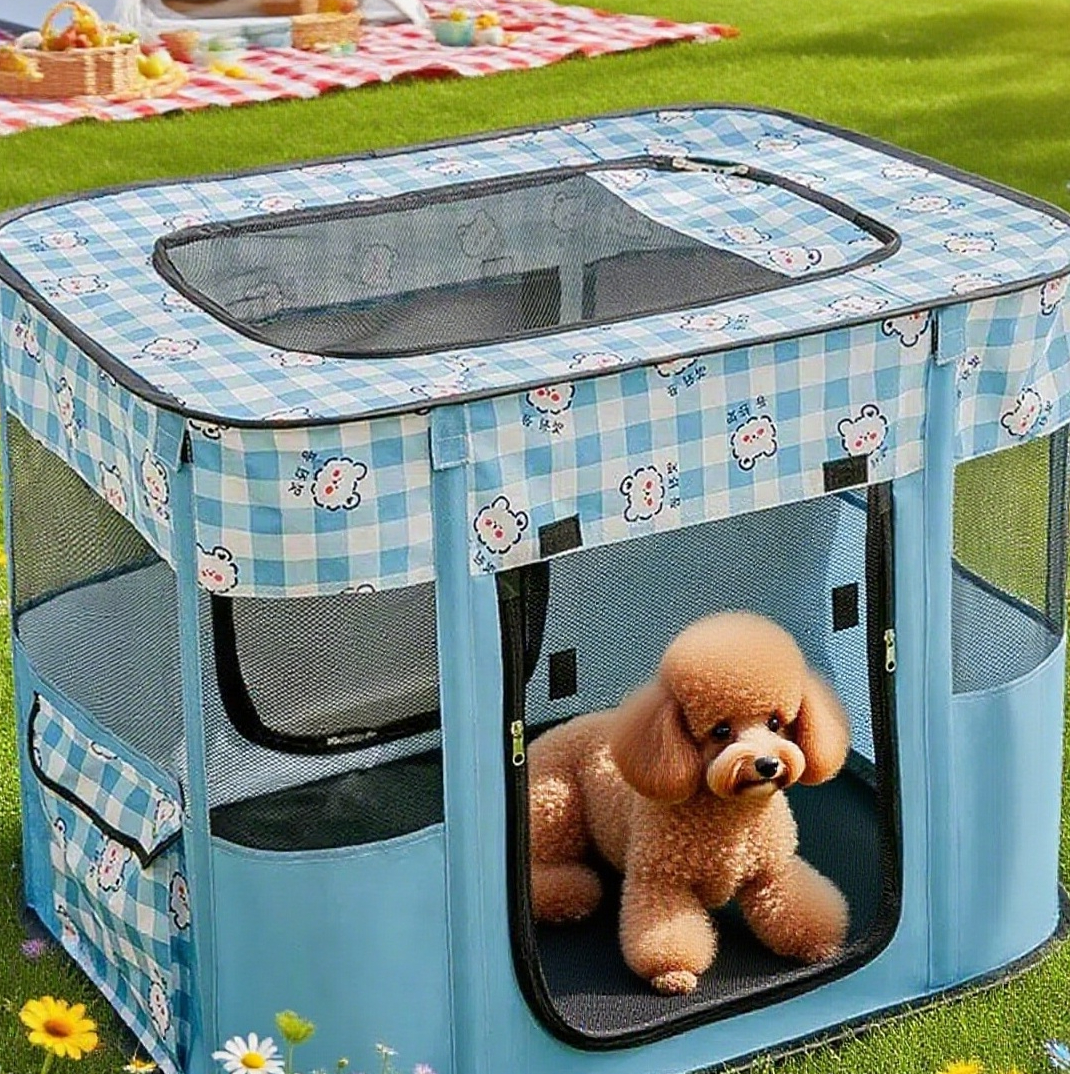 Collapsible Pet Tent, Large Sp - Outdoor Camping Dog Fence ulasan dan harga