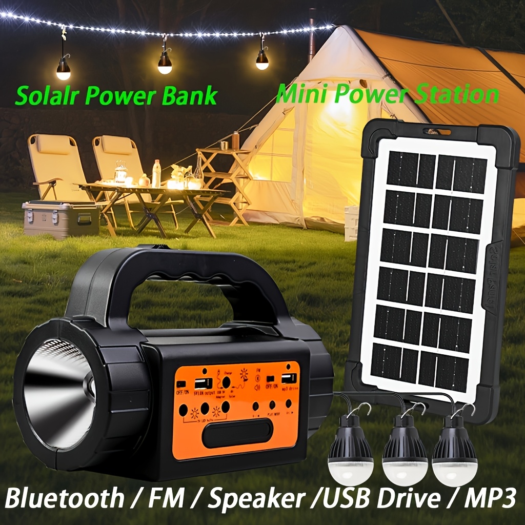 Solar Rechargeable Camping Lig - Outdoor Camping Lighting ulasan dan harga