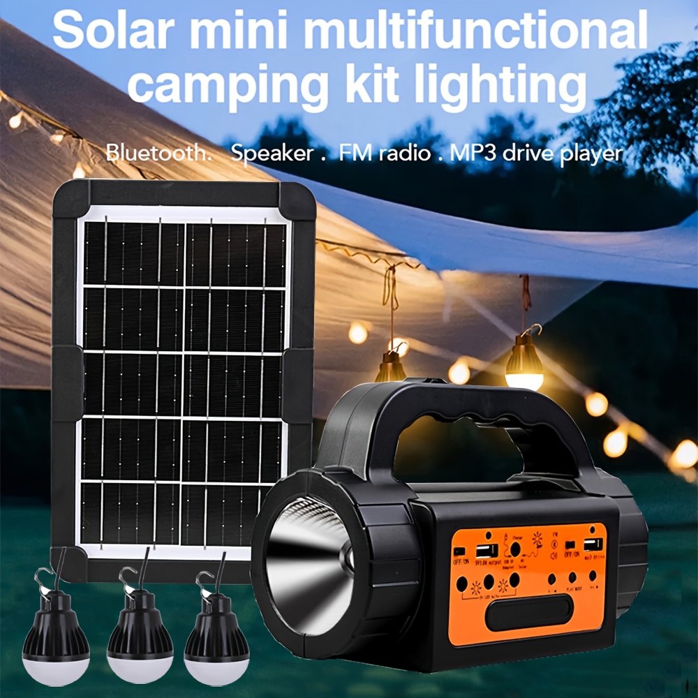 Solar Rechargeable Camping Lig - Outdoor Camping Lighting ulasan dan harga